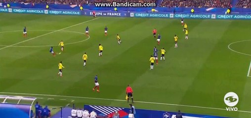 Olivier Giroud Goal | France 1-0 Colombia |  Friendly International | 23/03/2018