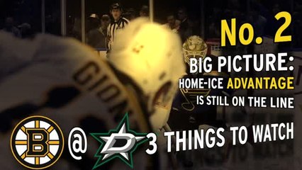 Bruins Vs. Stars Game Preview: Three Things To Watch For