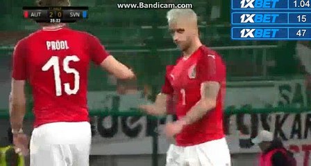 Marko Arnautovic Goal HD Austria 2-0 Slovenia