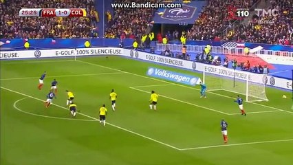 Amazing Goal Lemar (2-0) France vs Colombia