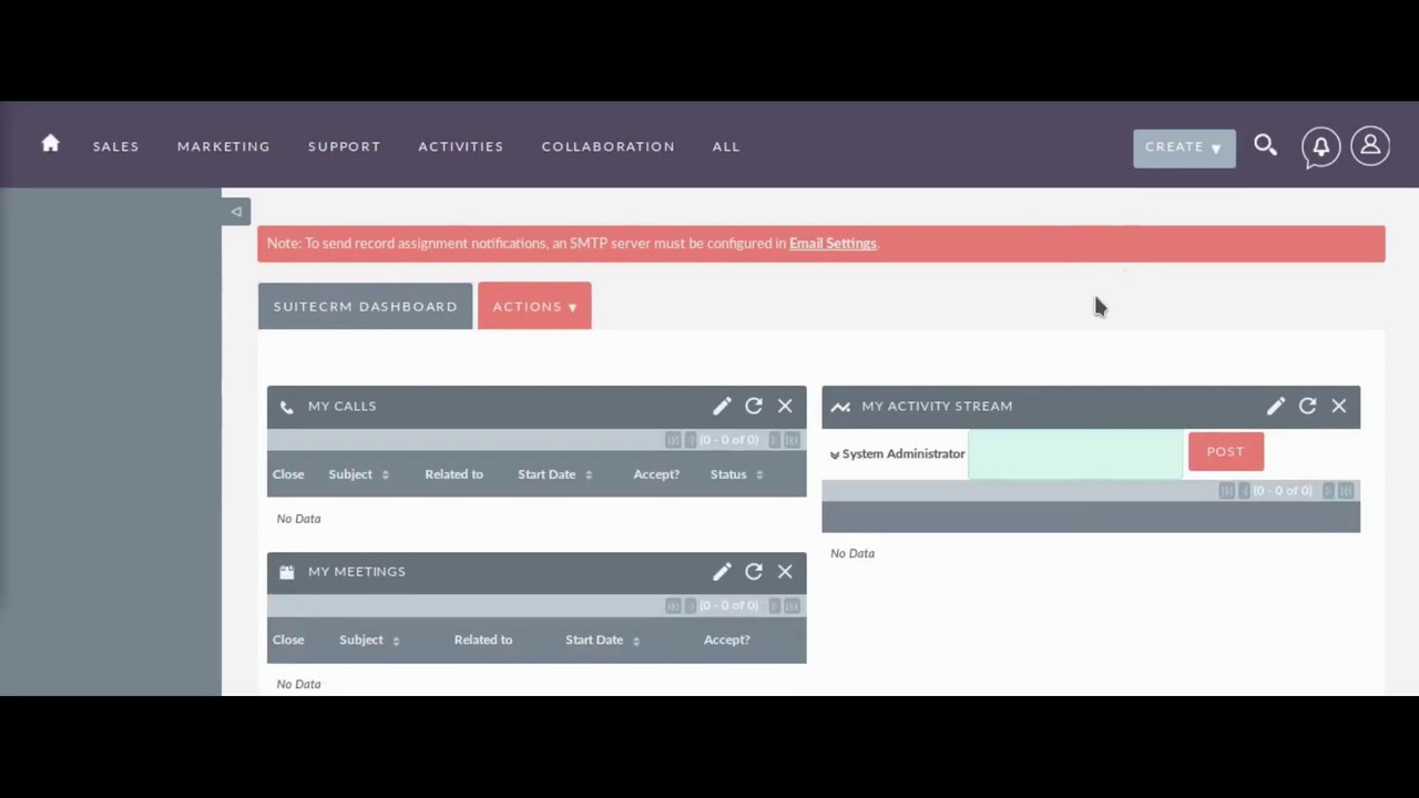 SuiteCRM - Installation