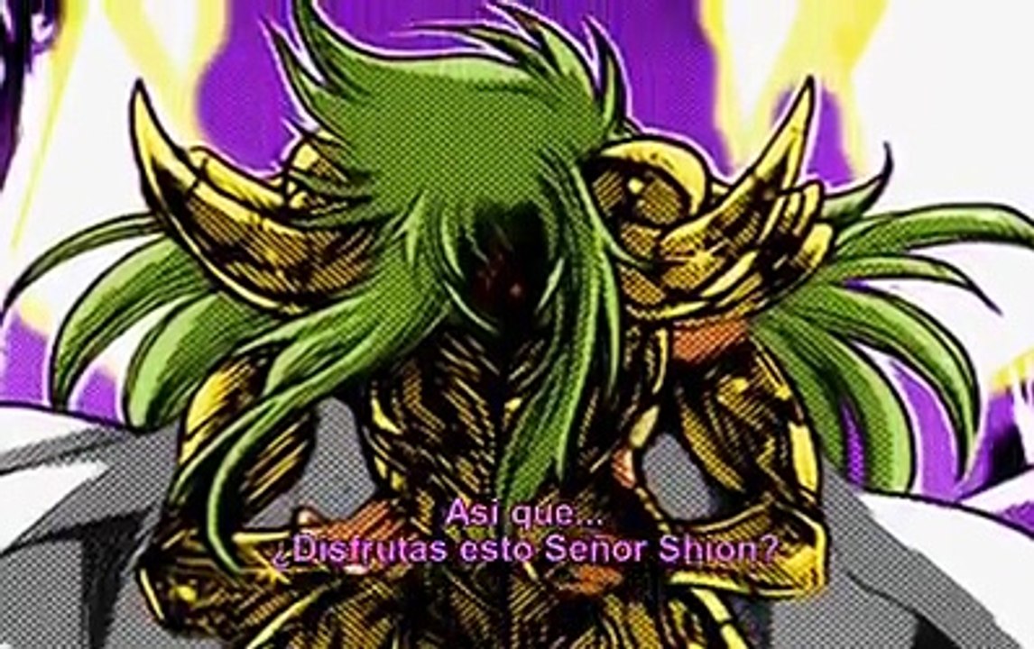 Shion de Aries  Vs kairos (Dios menor del Tiempo)