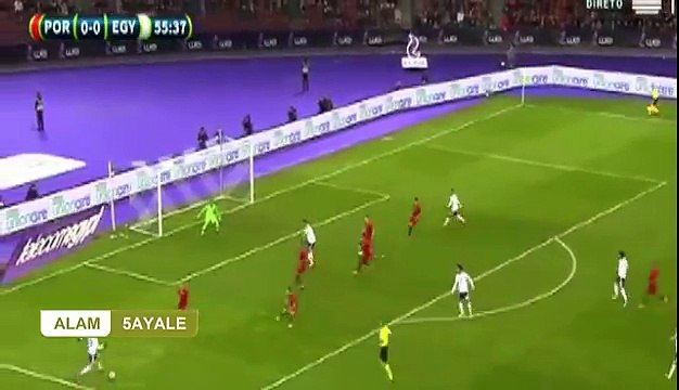 اهداف مباراة مصر والبرتغال 1-0 مباراة ودية هدف محمد صلاح اليوم 23\3\2018