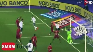 ملخص الشوط الاول مصر والبرتغال تالق رونالد 0-0 مبارة مجنونة