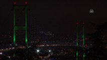 Pakistan Milli Günü - 3 köprü Pakistan Milli Günü dolayısıyla ışıklandırıldı - İSTANBUL