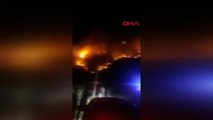 Giresun'da Devrilen Elektrik Direği Yangın Çıkardı