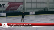 Gold Triathlon Women Creative Skating Skills - 2018 STARSkate & Adult Championships - South Arena