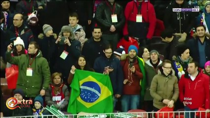 ملخص مباراه البرازيل وروسيا 3-0 -السامبا تتألق في غياب نيمار - علي محمد علي