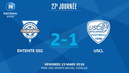 J27 : Entente SSG - USCL (2-1), le résumé