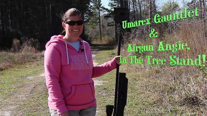 Airgun Angie Takes Her Gauntlet To Her Tree Stand!