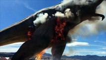 Dinossauro pega fogo em parque dos Estados Unidos
