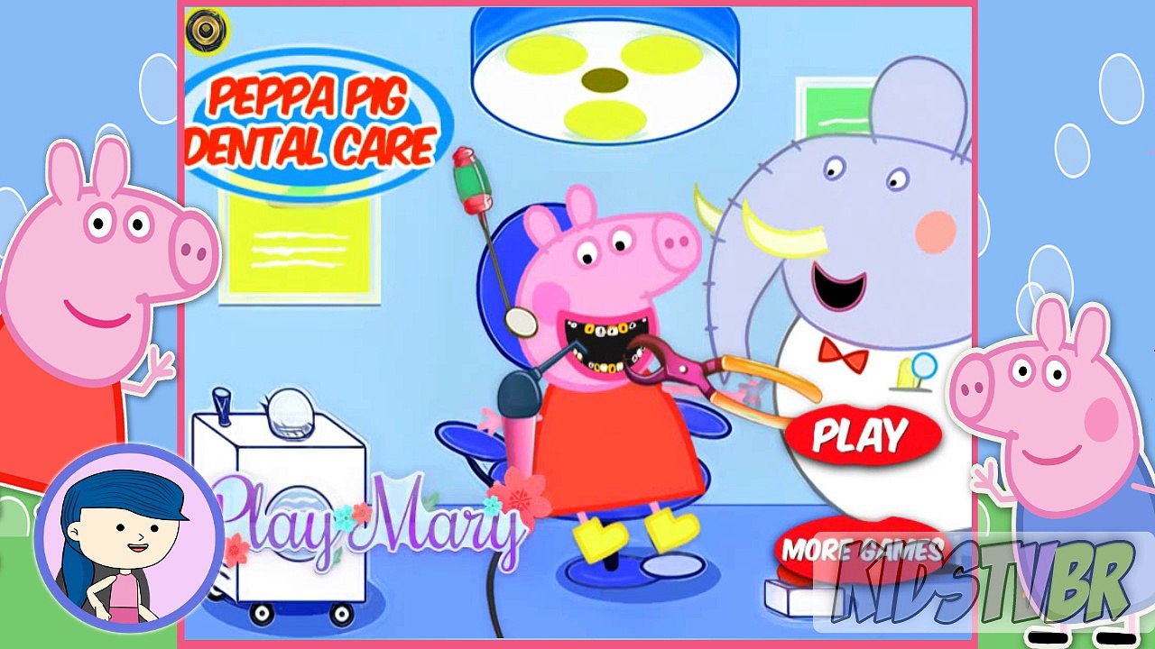 PORQUINHA #PEPPA PIG VAI NO DENTISTA | PEPPA PIG DENTAL CARE |  PEPPA PIG GAMES | JOGOS PEPPA PIG | KIDS TV BR