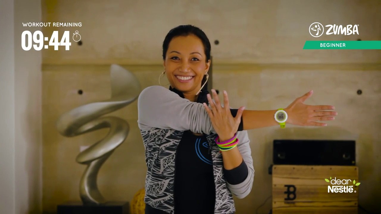 Zumba Dance Aerobic Workout  For  Beginner’s Level - EASY TO FOLLOW - Zumba For Weight Loss