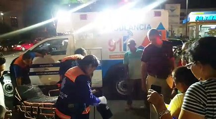 Accidente de motocicleta deja un joven herido en Avenida Junior
