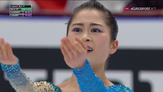 B.ESP. 宮原知子 Satoko Miyahara FS - 2018 World Championships 2018