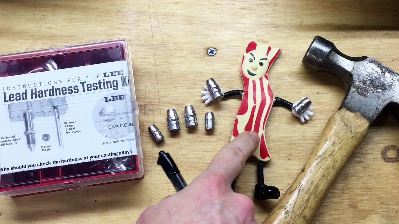 A Hard Discussion - Determining BHN for the Powder Coated Cast Lead Hollow Point Bullet Test