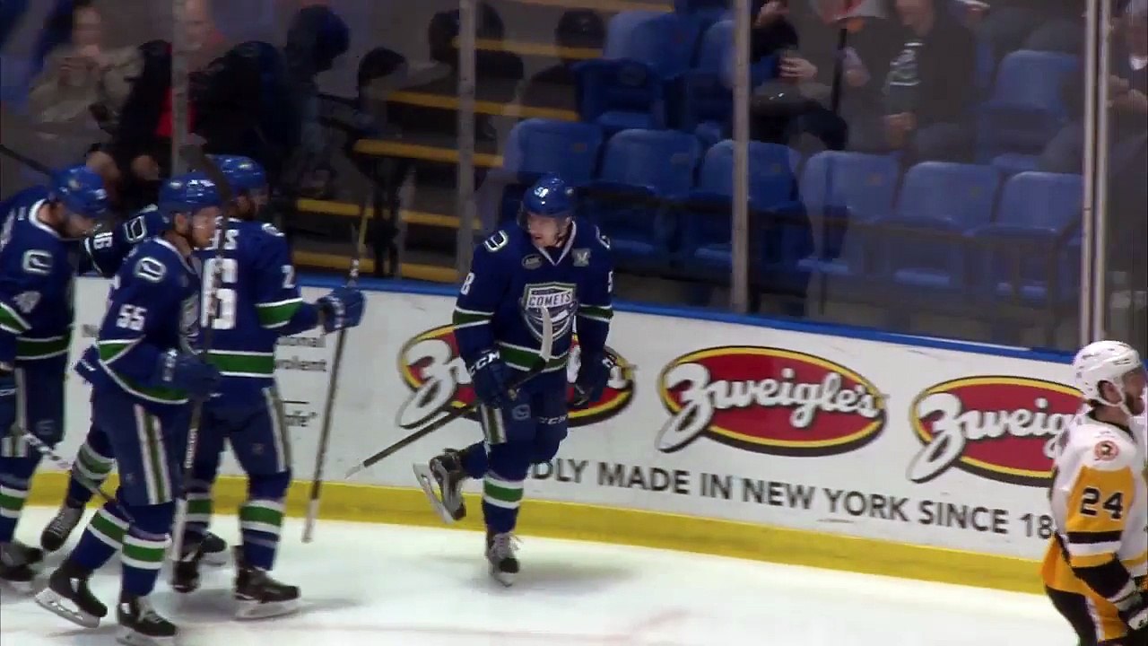 AHL WilkesBarre/Scranton Penguins 4 at Utica Comets 5 video Dailymotion