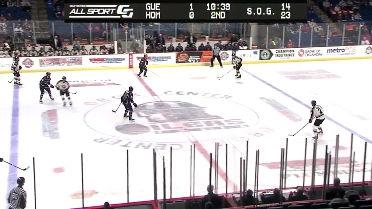 ECHL Quad City Mallards 3 at Tulsa Oilers 2
