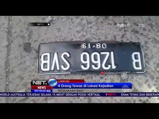 Kecelakaan Maut di Lampung Melibatkan 6 Kendaraan - NET 5