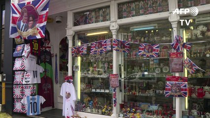 Las tiendas de Windsor venden recuerdos de Enrique y Meghan