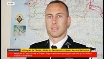 Arnaud Beltrame, le gendarme héroïque qui avait remplacé des otages est décédé