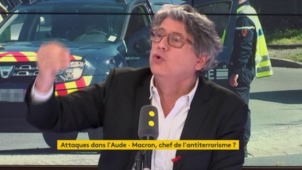 Eric Coquerel n'a pas voté la loi antiterroriste car cela "affaiblit l'Etat de droit. C'est pas là où ça se joue : ça se joue sur les moyens donnés aux renseignements et à la police", estime le député La France insoumise #8h30politique