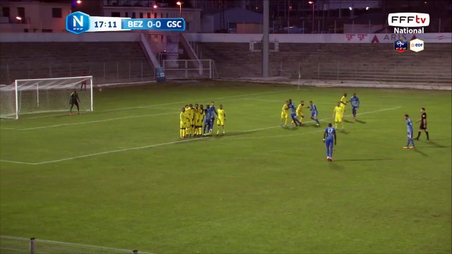 Coup franc dans les gants d'Aissikede