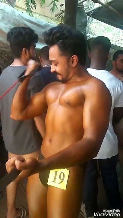 Funny Indian Bodybuilding Backstage