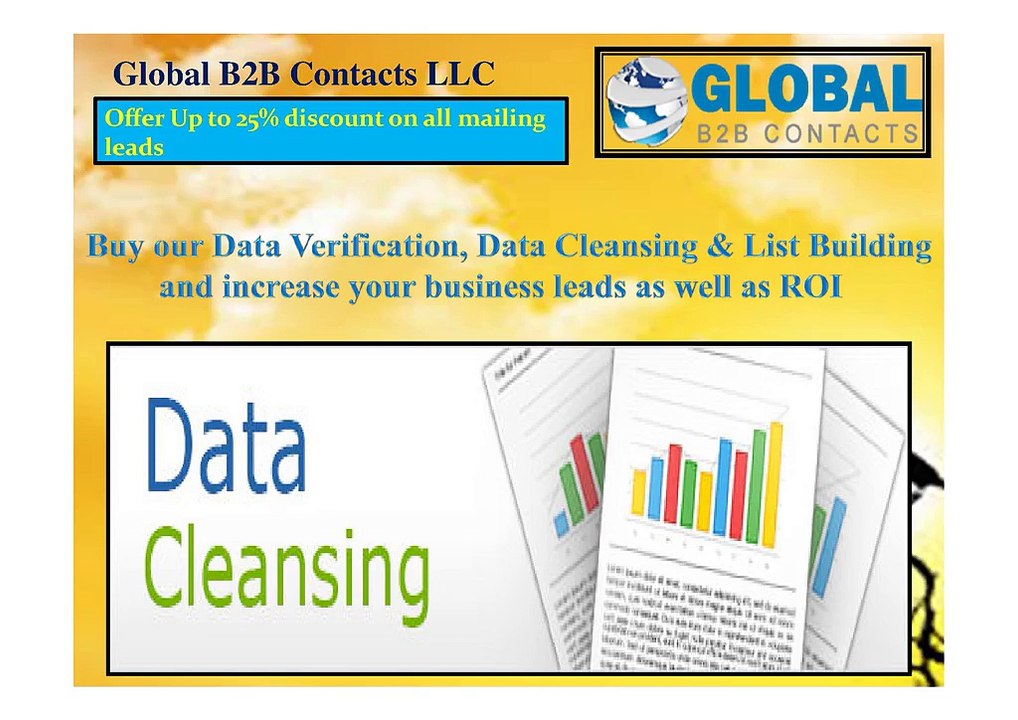 Buy Our Data Verification,Data Cleansing & List Building and increase your business leads as well as ROI  