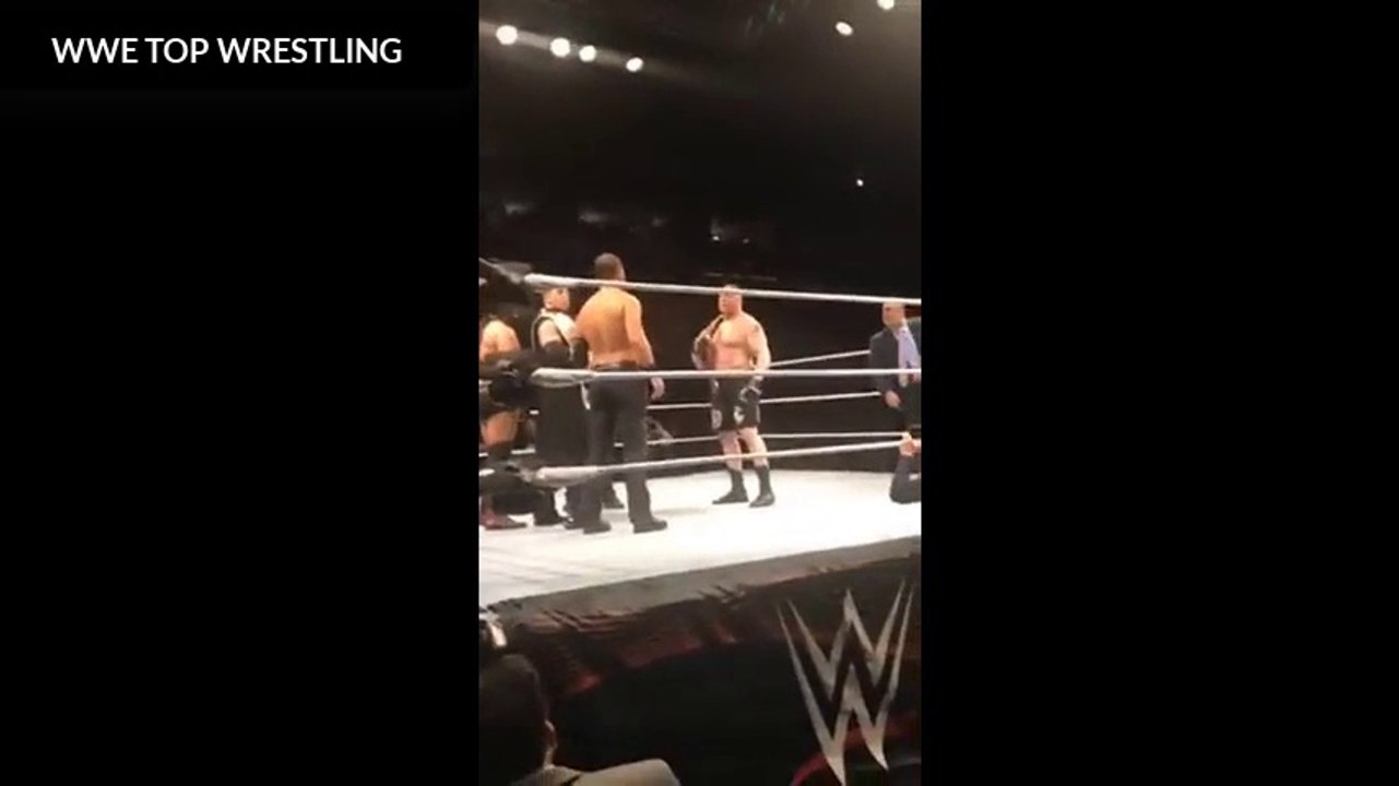 Brock Lesnar vs The Miz Champion vs Champion Full Match WWE Live 2018