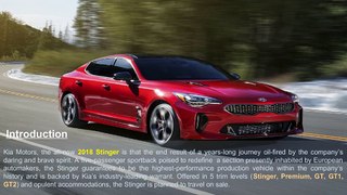 New 2018 Kia Stinger GT Sports Sedan Car Overview - Westside Kia, Houston-TX