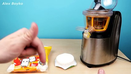 Маршмеллоу и Творог в Соковыжималке! Бедная соковыжималка! Инкубатор из Китая. alex boyko
