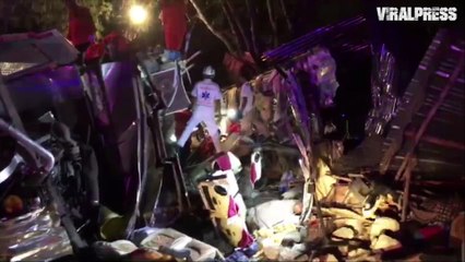 Thai Bus Crash Kills 18 People