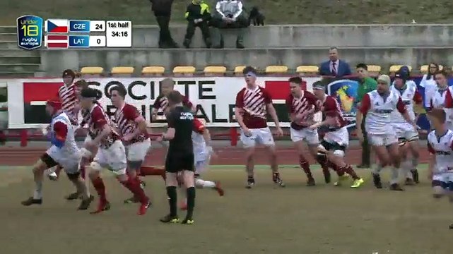 REPLAY CZECH REP / LATVIA - RUGBY EUROPE U18 EUROPEAN CHAMPIONSHIPS 2018
