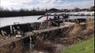 Saint-Jean-de-Losne : en plein démantèlement, la barge du Boat a coulé