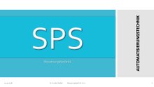 SPS - 2.3) Steuerungstechnik