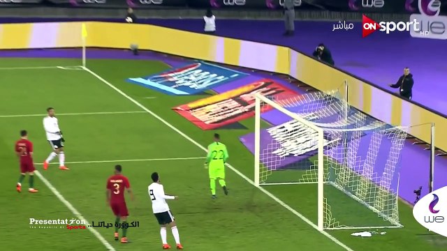 ملخص لمسات ' محمد صلاح ' في مباراة مصر والبرتغال - 2018