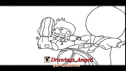 رسم انميشن من صنعي قرية التوت