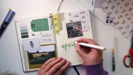 PLAN MET MIJ: April 2018 Bullet Journal | D is for Dazzle