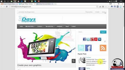 Blogger training Lesson 31