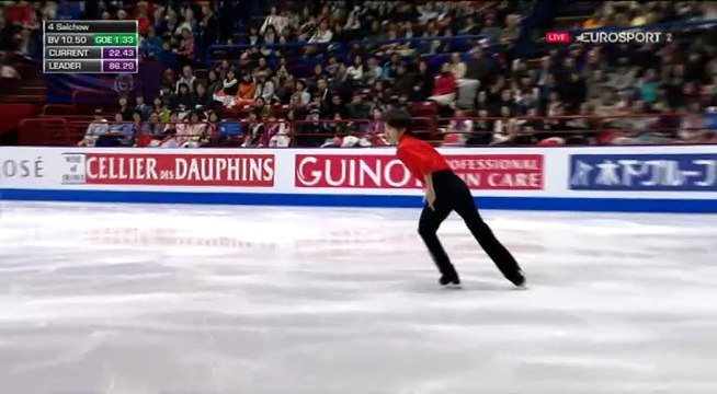 B.ESP. 友野一希 Kazuki TOMONO FS - 2018 World Championships