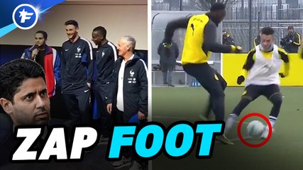 Zap  Foot : le petit pont de Bolt, Meunier chante du Drake