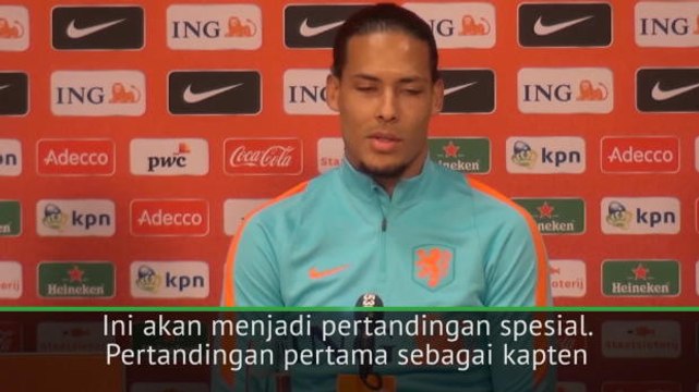 SEPAKBOLA: Internasional: Van Dijk Melihat Ke Depan Untuk Pertandingan Yang Spesial Melawan Inggris