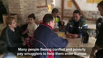 Migrants take new Balkan route through Bosnia