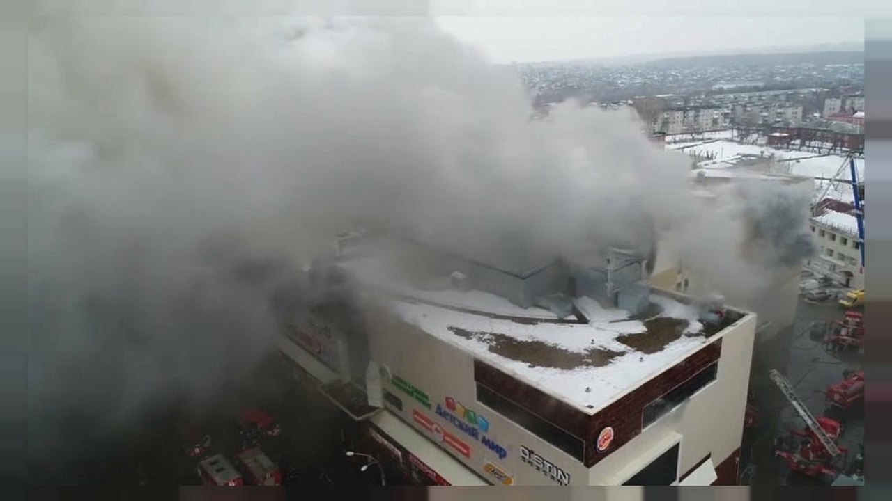 Dutzende Tote bei Feuer in russischem Einkaufszentrum