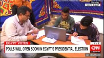 Polls will Open soon in Egypt's Presidential Election. #Polls #Egypt #Breaking @rosemaryCNN