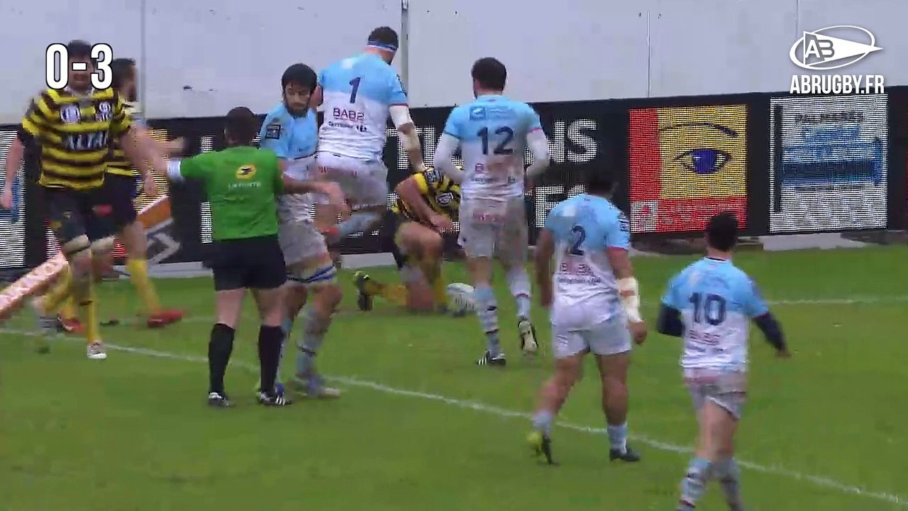 Résumé de la rencontre BAYONNE -MONT-DE-MARSAN (18-15)