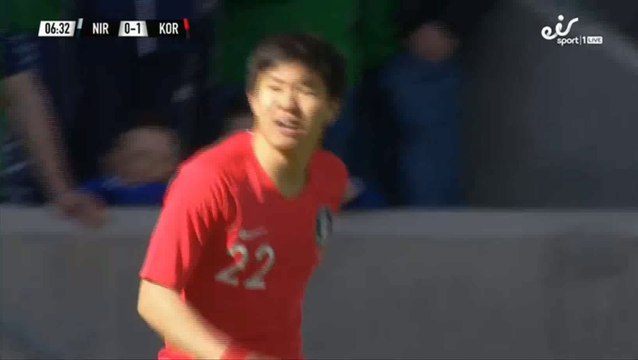 Chang-Hoon Kwon Goal - Northen Ireland 0-1 South Korea 24-03-2018