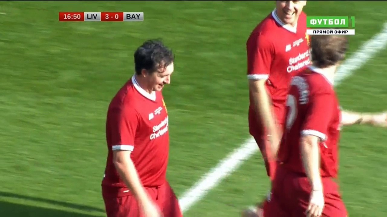 Fowler Goal Liverpool Legends 3-0 Bayern Legends 24-03-2018 HD