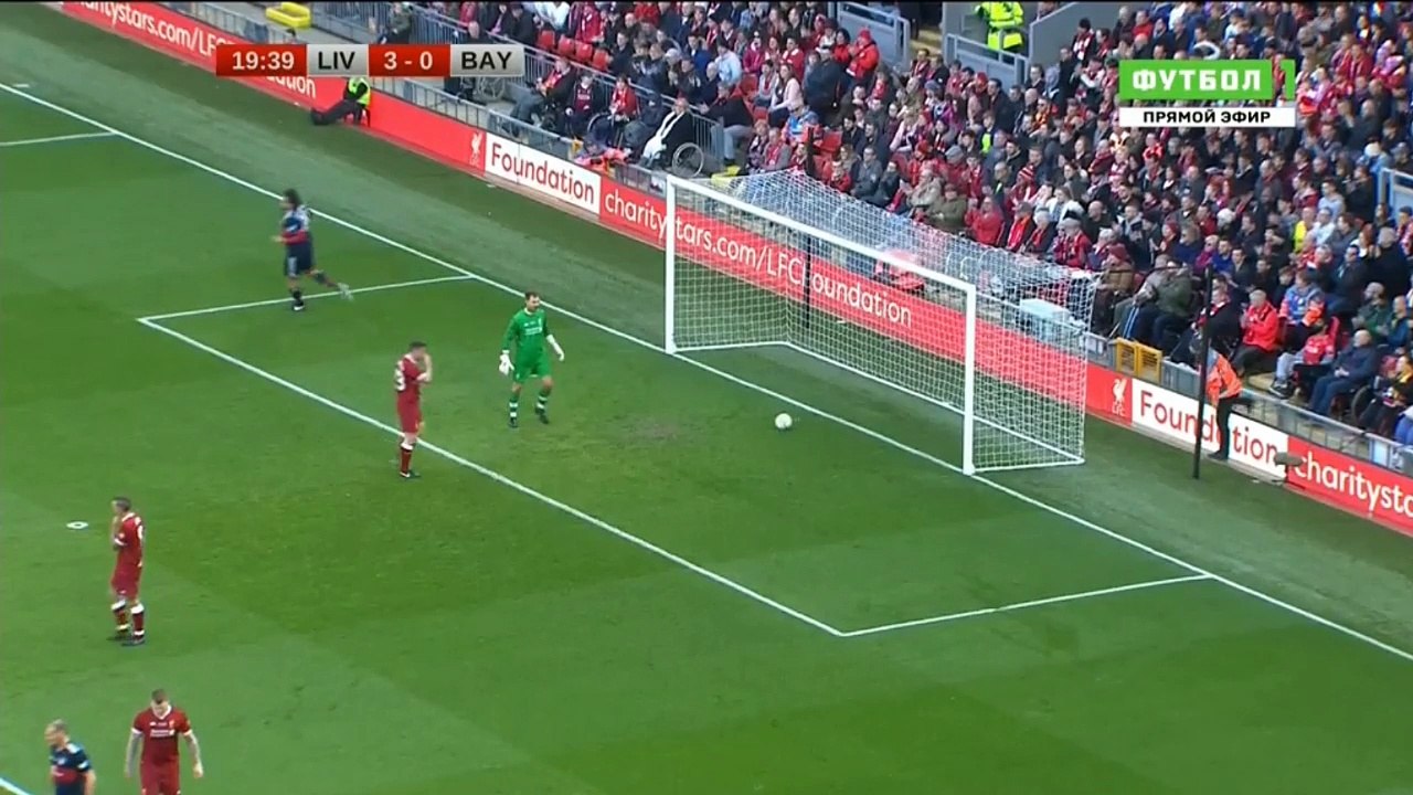 Luca Toni Goal Liverpool Legends 3-1 Bayern Legends 24-03-2018 HD